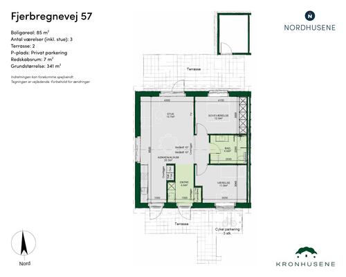 3 værelses hus i Odense NV