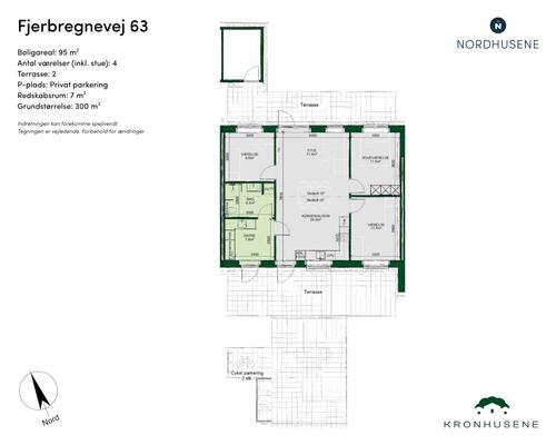 4 værelses lejlighed i Odense NV