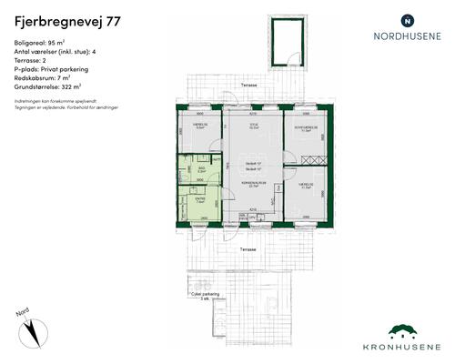 4 værelses lejlighed i Odense NV