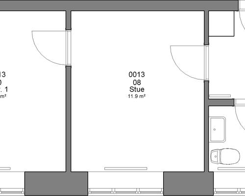 2 værelses lejlighed i Haderslev