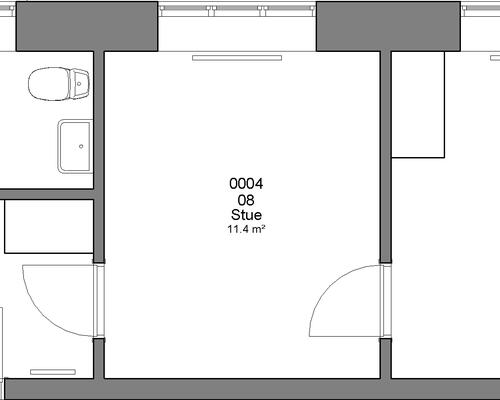 2 værelses lejlighed i Haderslev