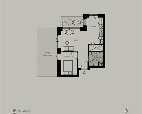 2 værelses lejlighed i København Ø