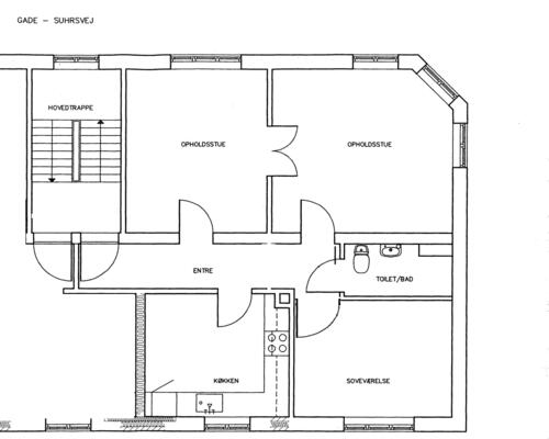 3 værelses lejlighed i Korsør