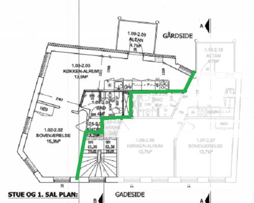 2 værelses lejlighed i Horsens