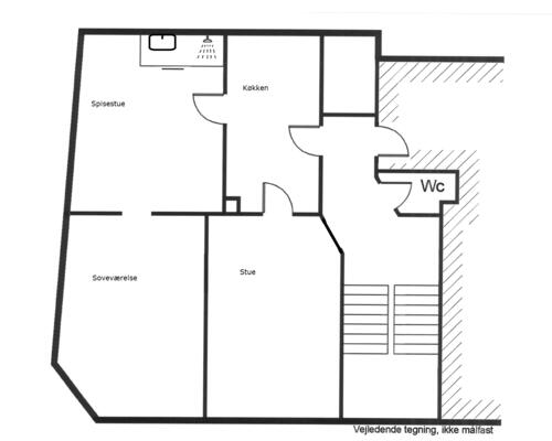 3 værelses lejlighed i Slagelse