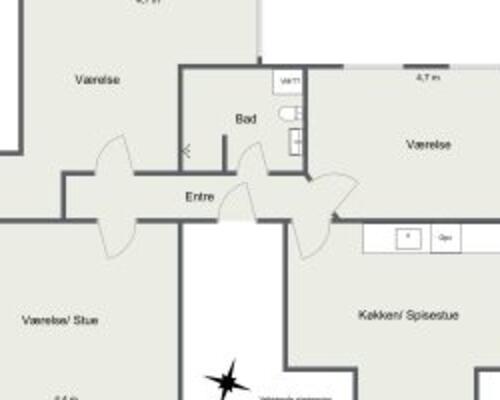 4 værelses lejlighed i Aalborg