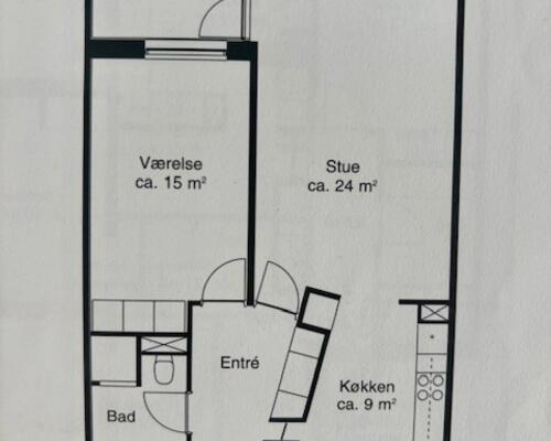 2 værelses lejlighed i Højbjerg