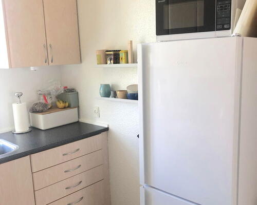 Lys 2-værelses på 47 m2 med grønt gårdmiljø