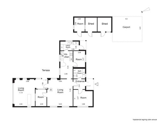 Fantastisk beliggende villa ud til vandet | Jægerspris