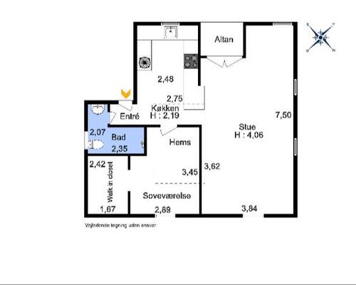 Skøn lejlighed i Aalborg Vestby