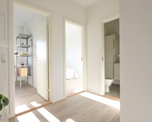 Lækkert 4-vær. rækkehus i Malling med egen have/terrasse.