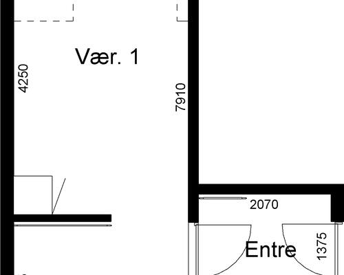 1 værelses lejlighed i Silkeborg