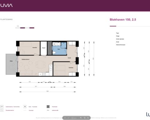 3 værelses lejlighed i Skovlunde