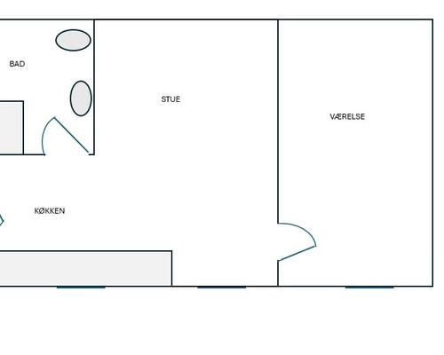 2-værelses lejlighed centralt i Odense C – 42 Kvm