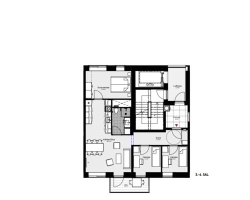 4 værelses lejlighed i København S