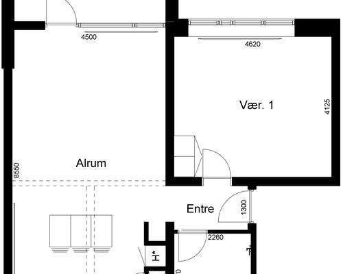 2 værelses lejlighed i Ikast