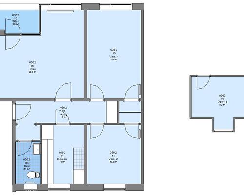 4 værelses lejlighed i Esbjerg