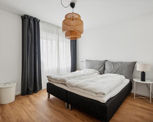 Flot nyere lejlighed med have/terrasse centralt i Bagsværd