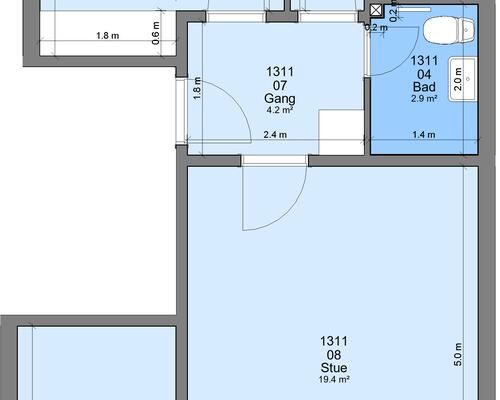 3 værelses lejlighed i Randers NØ