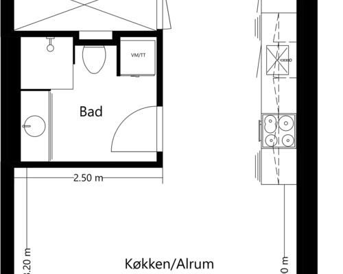2 værelses lejlighed i Horsens