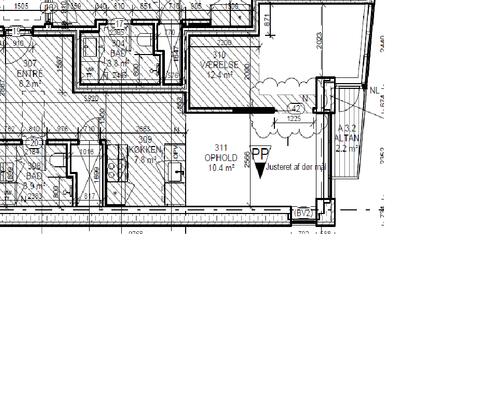 Unik og stor 2-værelses - Mere centralt bliver det ikke