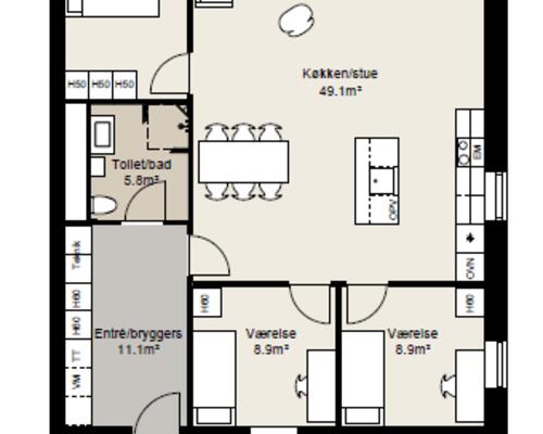 4 værelses hus i Silkeborg