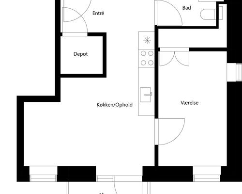 2 værelses lejlighed i Risskov