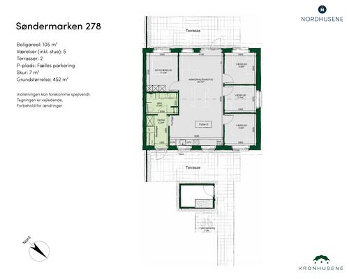 5 værelses lejlighed i Tølløse