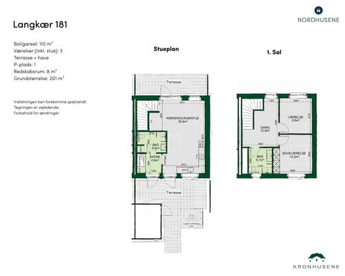 3 værelses lejlighed i Rønde