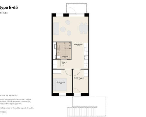 2 værelses lejlighed i Horsens