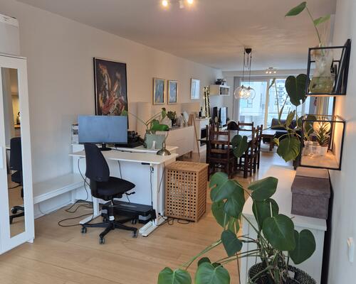 Lys lejlighed med havudsigt, fuldt møbleret, fremlejes i 2-3 måneder