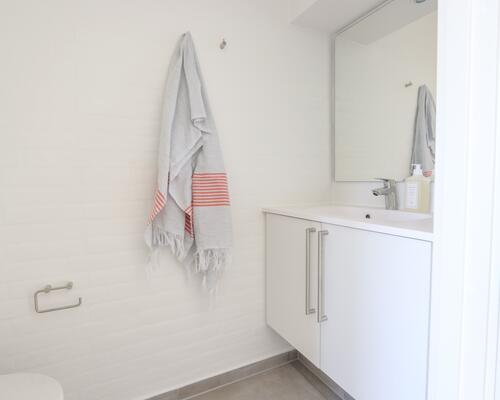 Lækkert 4-vær. rækkehus i Malling med egen have/terrasse.