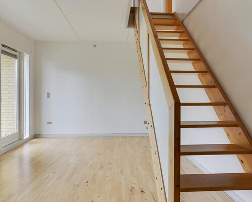 Skøn altan med kig til grønne fællesarealer