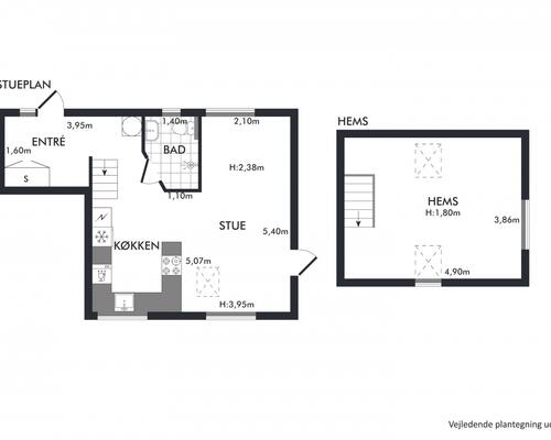 Flot ny lejlighed i naturskønne omgivelser.