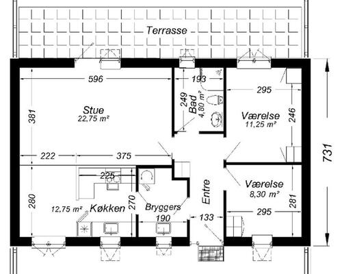 3 værelses lejlighed i Ørum Djurs