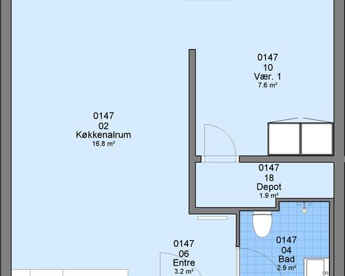 2 værelses lejlighed i Esbjerg
