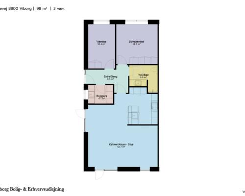 3 værelses hus i Viborg