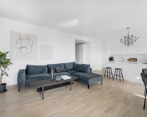 Gennemført 3-værelses lejlighed i Taffeltårnet på Spritten