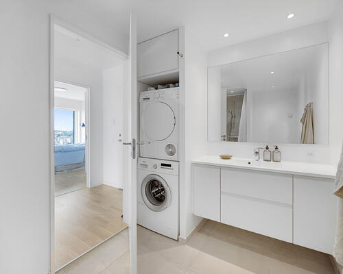 Gennemført 3-værelses lejlighed i Taffeltårnet på Spritten