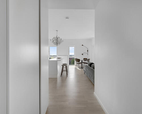 Gennemført 3-værelses lejlighed i Taffeltårnet på Spritten