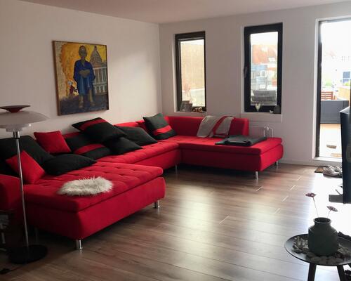 160 m² lækker lejlighed på gågaden med over 100 m² tagterrasse