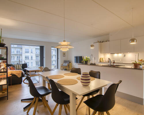 Lækker nyere 4 værelses lejlighed på Holbæk Havn