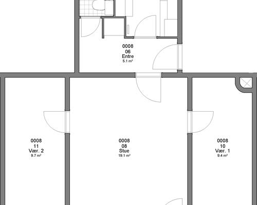 3 værelses lejlighed i Haderslev