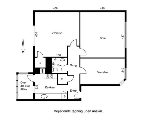 3 værelses lejlighed i Esbjerg