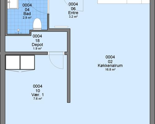 2 værelses lejlighed i Esbjerg