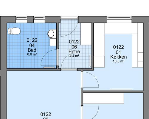 2 værelses hus i Hanstholm