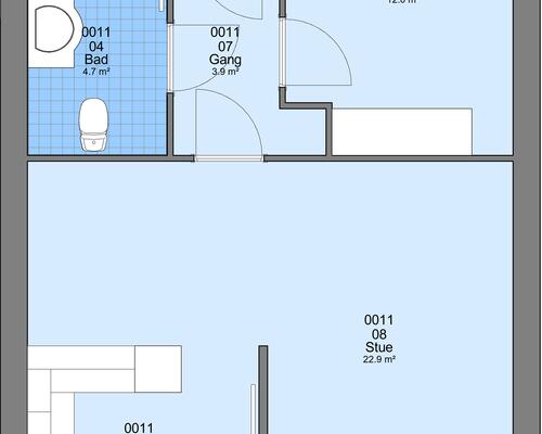 2 værelses hus i Thisted