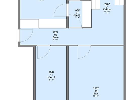 4 værelses lejlighed i Ringsted