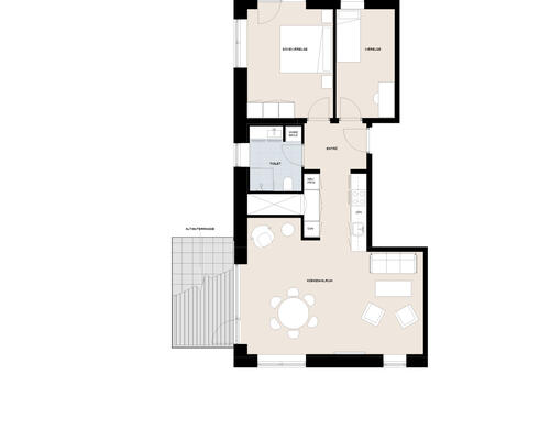 3 værelses lejlighed i Horsens