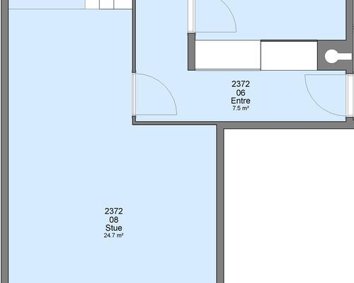 2 værelses lejlighed i Ringsted